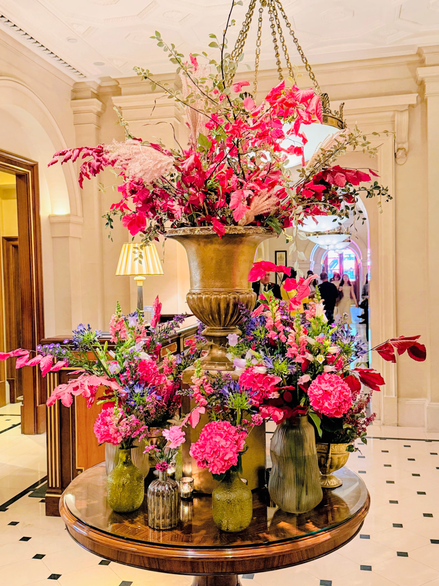 A grand London hotel interior prepared for the CWS AI London edition